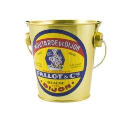 Fallot Dijon Mustard In Gift Metal Bucket 450g 6 Fallot Dijon Mustard In Gift Metal Bucket 450g -Deals Kitchen Hub Store BP0115FallotDijonMustardInGiftMetalBucket450gAngle