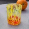 Murano Glass Tumbler, Yellow