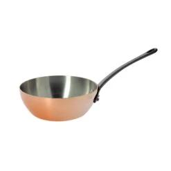 De Buyer Prima Matera Induction-Compatible Copper Saute Pan - Conical