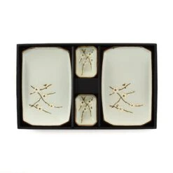 Sakura Blossom Sushi Serving Set -Deals Kitchen Hub Store EM0039 SakuraBlossomSushiSet ver1