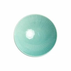 Senkei Shallow Bowl, Turquoise, 24cm -Deals Kitchen Hub Store EM0093SenkeiShallowBowl Turquoise2