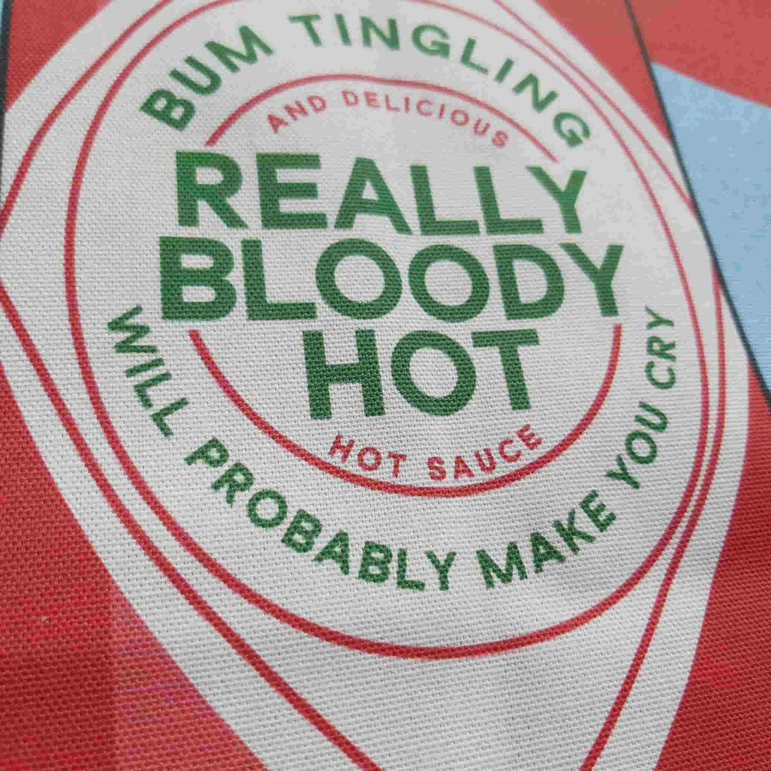 Really Bloody Hot Hot Sauce Tea Towel 2 Really Bloody Hot Hot Sauce Tea Towel - Image 2
