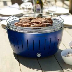 Lotus Grill XL, Blue -Deals Kitchen Hub Store GL0012LotusGrillXL BlueLife