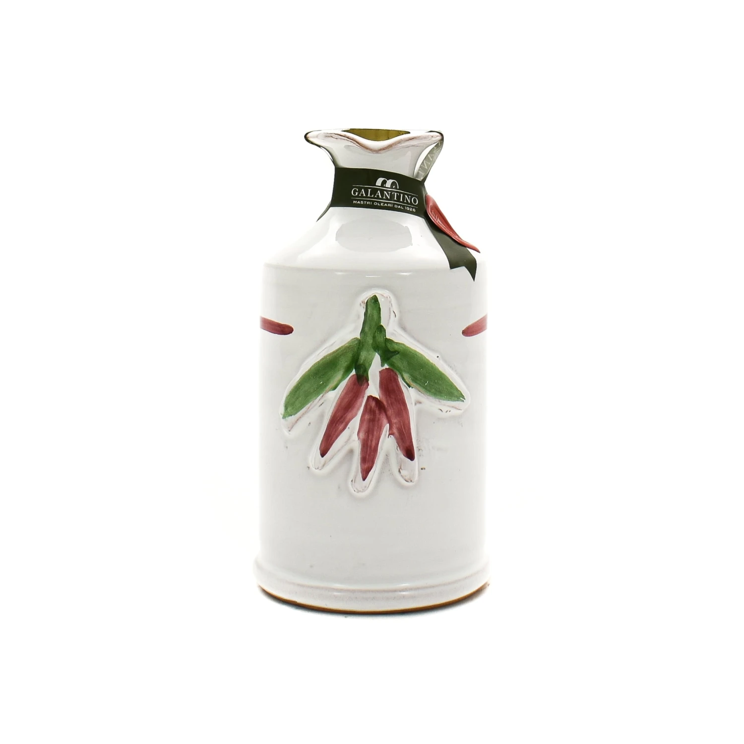 Galantino Puglian Olive Oil With Chilli In Terracotta Bottle 250ml 1 Galantino Puglian Olive Oil With Chilli In Terracotta Bottle 250ml