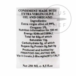 Galantino Short Dated Puglian Olive Oil With Oregano In Terracotta Bottle 250ml -Deals Kitchen Hub Store GT0015 PuglianOliveOilwithOreganoinTerracottaBottle250ml BoP