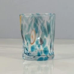 Murano Glass Tumbler, Aquamarine -Deals Kitchen Hub Store IA0002MuranoGlassTumbler Aquamarine