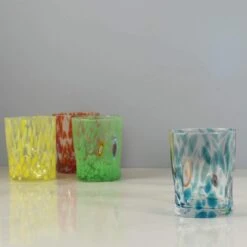 Murano Glass Tumbler, Aquamarine -Deals Kitchen Hub Store IA0002MuranoGlassTumbler Aquamarine2