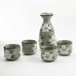 Ocha Sake Set, 5 Pieces -Deals Kitchen Hub Store JA0147OchaSakeSet 5Pieces3