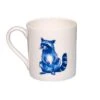 Blue Raccoon With Cupcakes Mug, 300ml