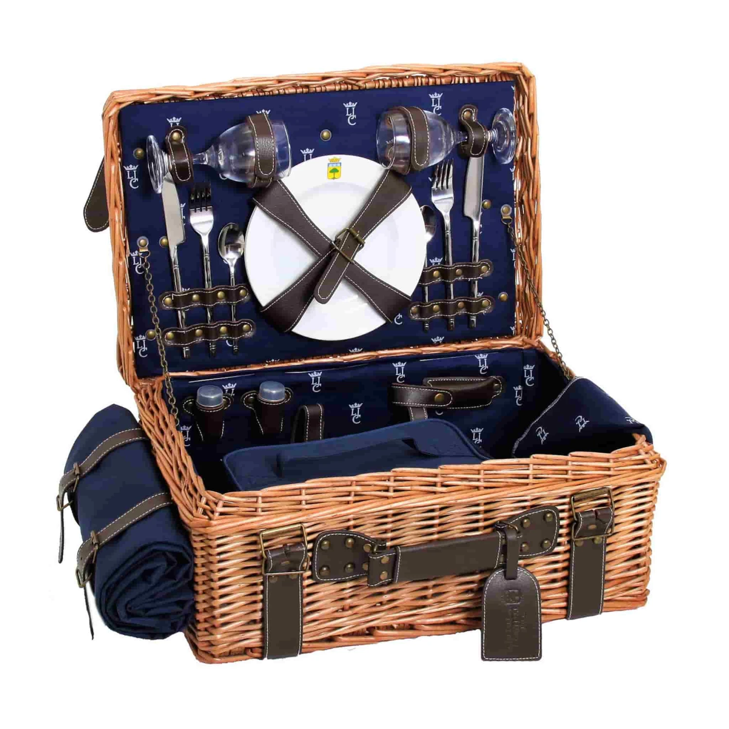 Champs-Elysees Navy Picnic Hamper 6 Champs-Elysees Navy Picnic Hamper - Image 6