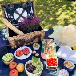 Champs-Elysees Navy Picnic Hamper 15 Champs-Elysees Navy Picnic Hamper -Deals Kitchen Hub Store JD0015AChamps ElyseesNavyPicnicHamper 2PersonLife