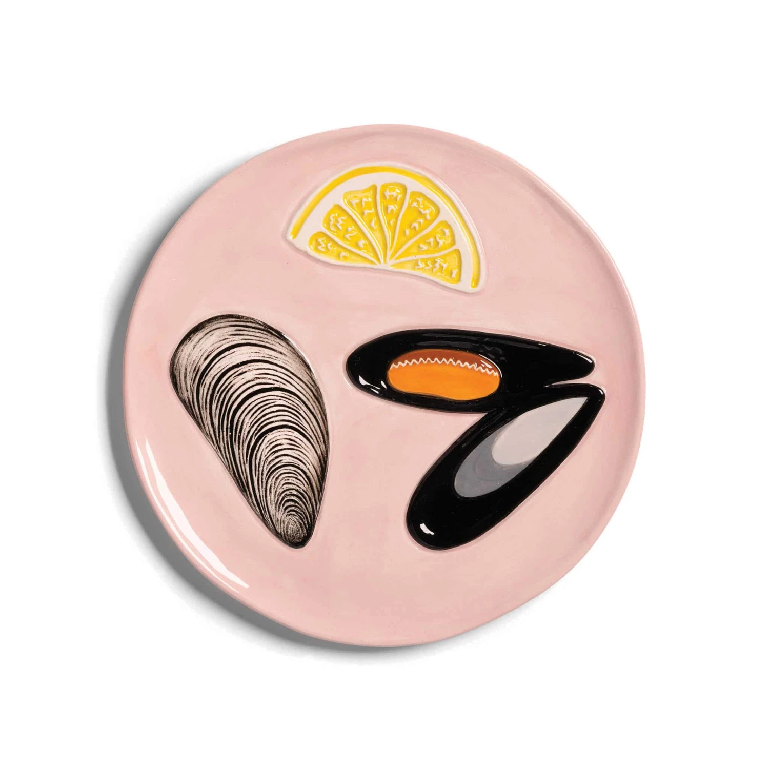 & Klevering Set Of 4 Assorted Seafood Side Plates, 16cm 3 & Klevering Set Of 4 Assorted Seafood Side Plates, 16cm - Image 3