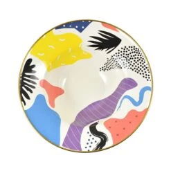 Abstract Enamel Display Dish, 30cm -Deals Kitchen Hub Store KP0026 Abstract Enamel Display Dish top test