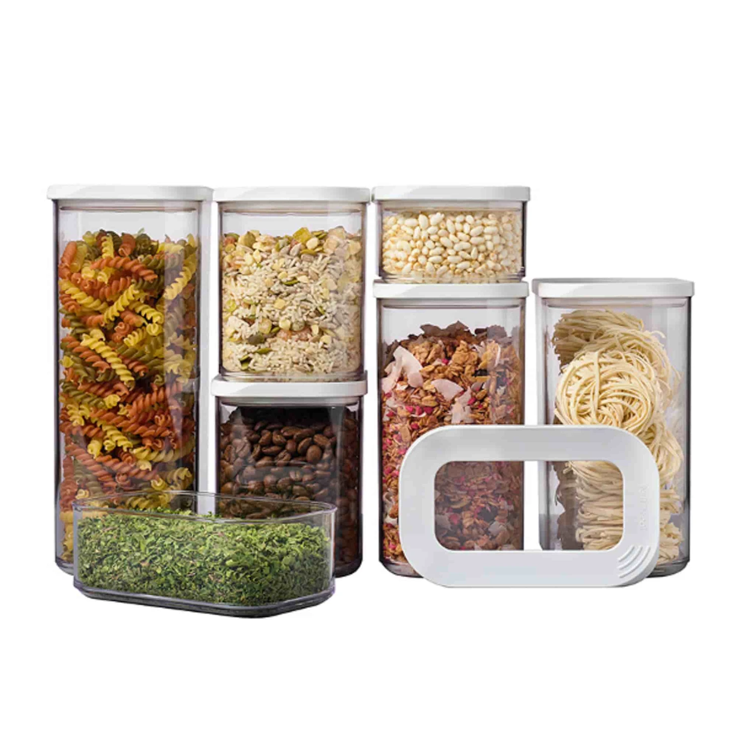 Mepal Modula 7 Piece Storage Starter Set, White 2 Mepal Modula 7 Piece Storage Starter Set, White - Image 2