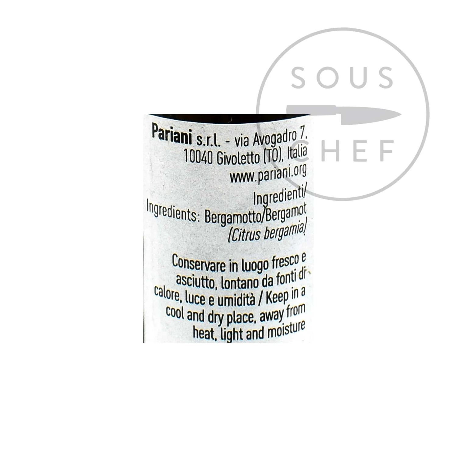 Pariani Natural Bergamot Flavouring 15ml 2 Pariani Natural Bergamot Flavouring 15ml - Image 2