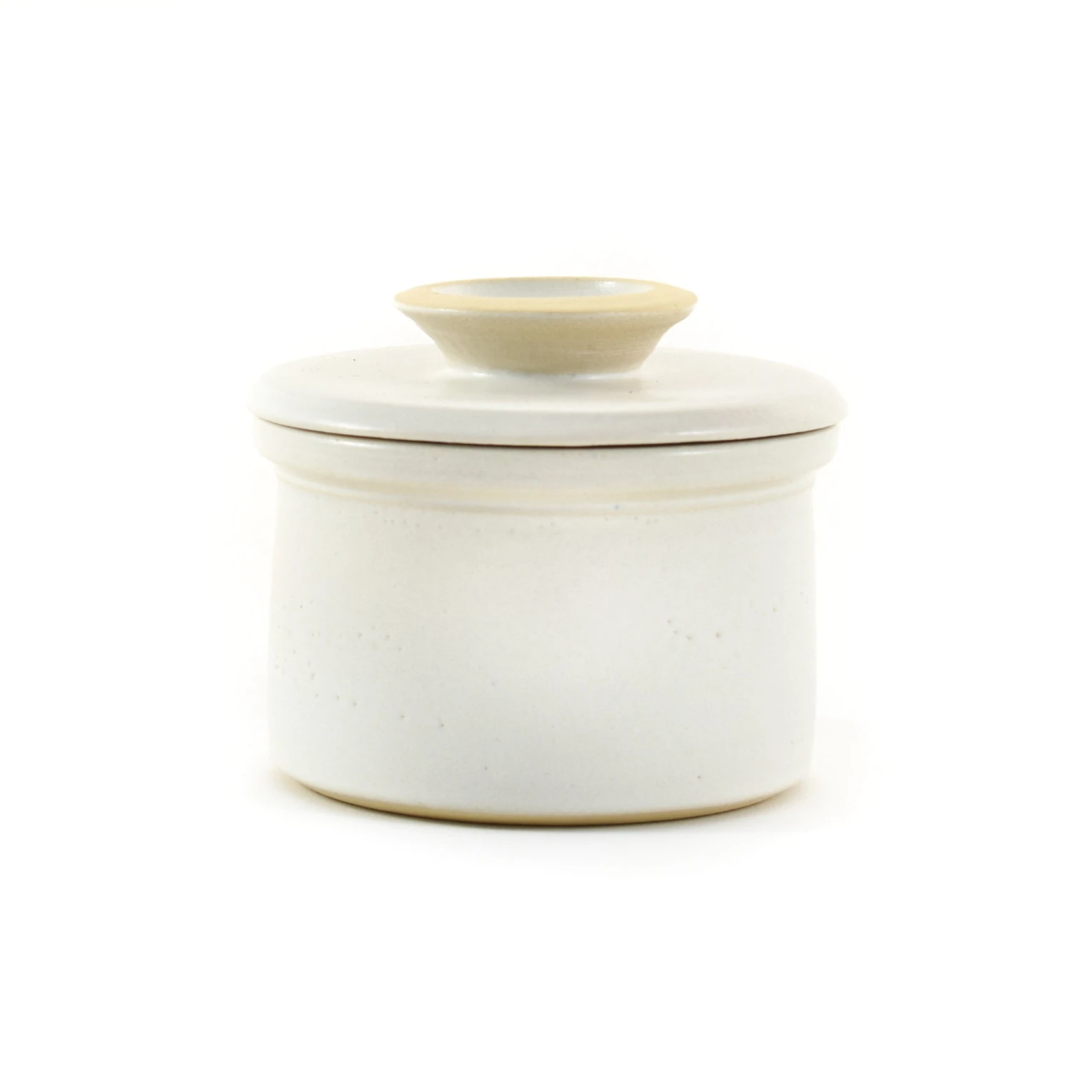 French Style Stoneware Butter Pot 1 French Style Stoneware Butter Pot