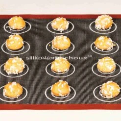 Silikomart Eclair & Choux Pastry Mat -Deals Kitchen Hub Store SL0104SilikomartEclair ChouxPastryMatLife1