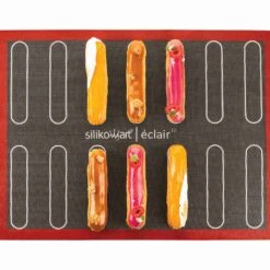 Silikomart Eclair & Choux Pastry Mat -Deals Kitchen Hub Store SL0104SilikomartEclair ChouxPastryMatLife2