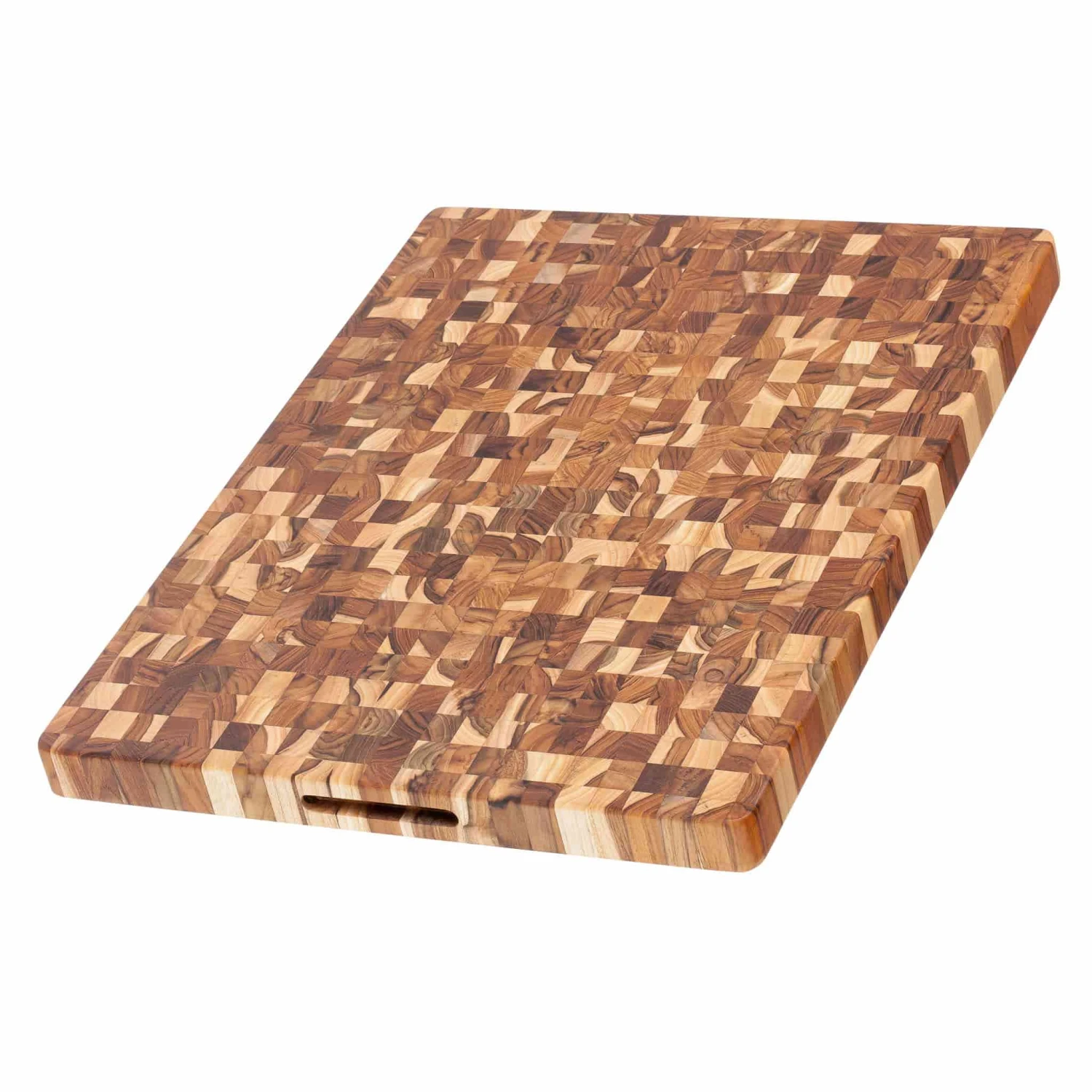 Teakhaus End Grain Butcher Block Rectangular Cutting Board, Large 1 Teakhaus End Grain Butcher Block Rectangular Cutting Board, Large