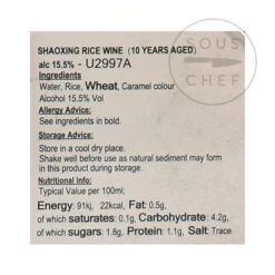Shaoxing Rice Wine - 10 Year Aged 500ml -Deals Kitchen Hub Store TZ0043 ShaoxingRiceWine 10YearAged 1