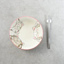 Pink Lucky Cat Japanese Ramen Bowl, 20.5cm -Deals Kitchen Hub Store Untitled 1 0011 tableware 24of56 .jpgcopy 4cd3501b 5c59 4950 94a9 32c65b89638e