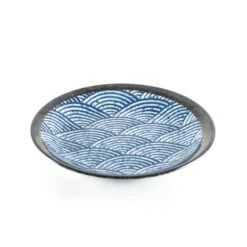 Blue Wave Medium Plate 22cm -Deals Kitchen Hub Store blue wave medium plate 3