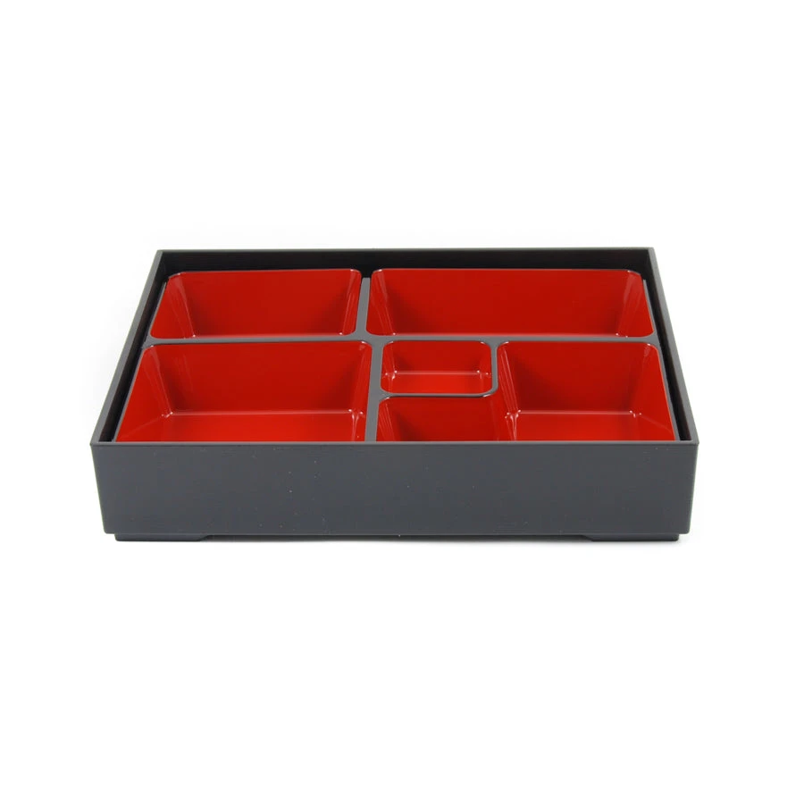 Classic Bento Box - 5 Compartment Oblong 2 Classic Bento Box - 5 Compartment Oblong - Image 2