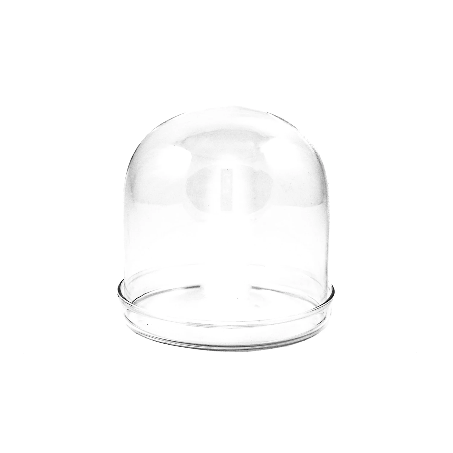 4x Small Domed Glass Cloche - 8cm Dia 1 4x Small Domed Glass Cloche - 8cm Dia
